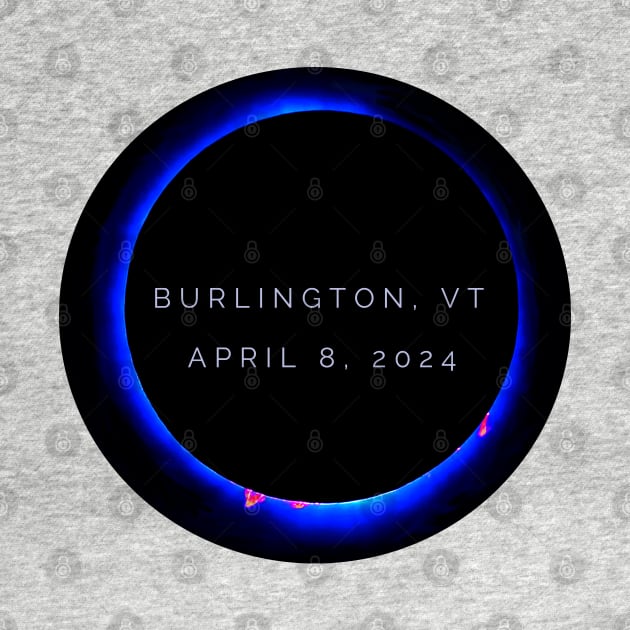 Solar Eclipse Burlington Vermont April 8 2024 by Aurora X